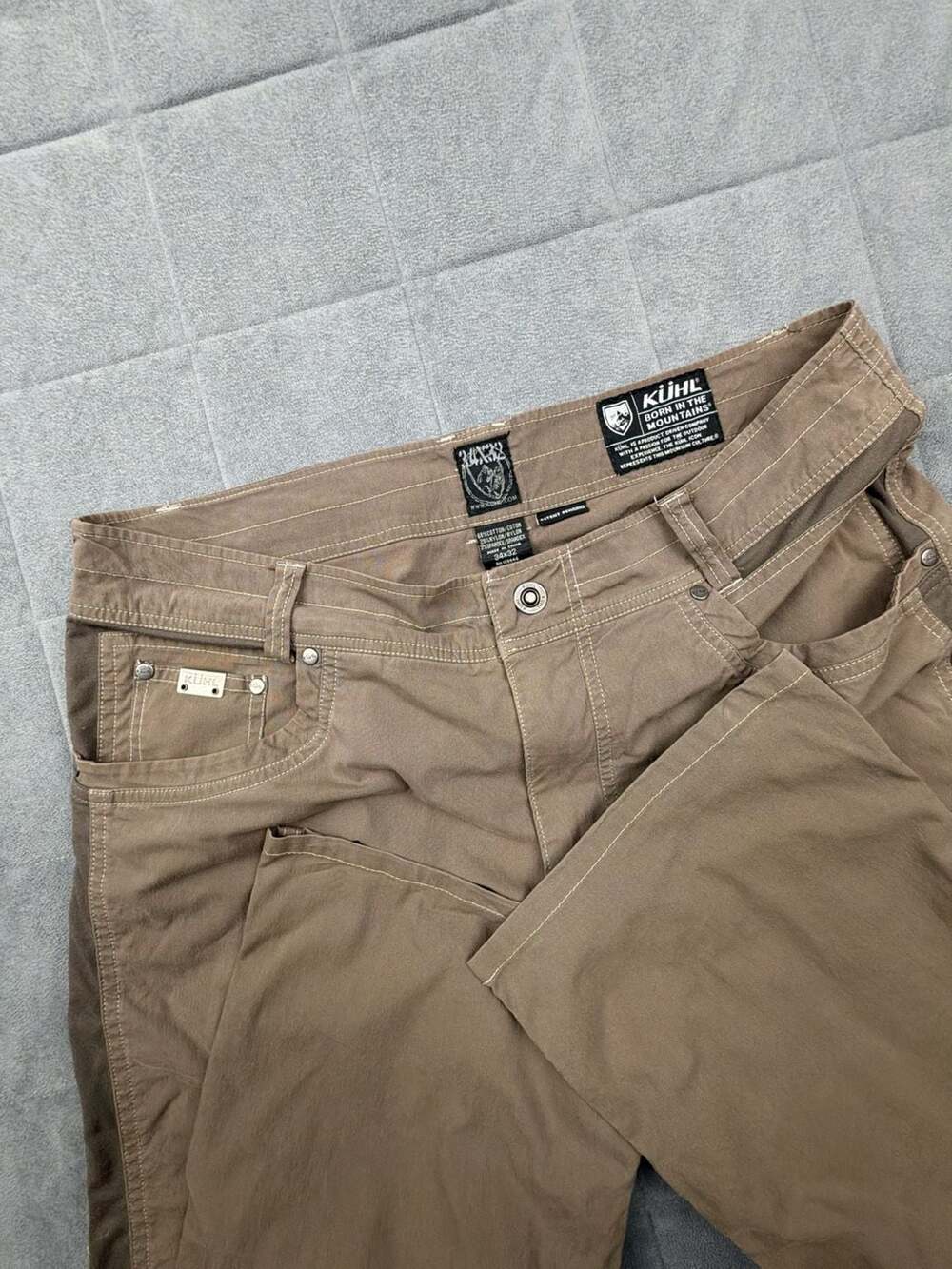 Kuhl Radikl Men's Hiking Pants Khaki 34x32 - Picture 2 of 8